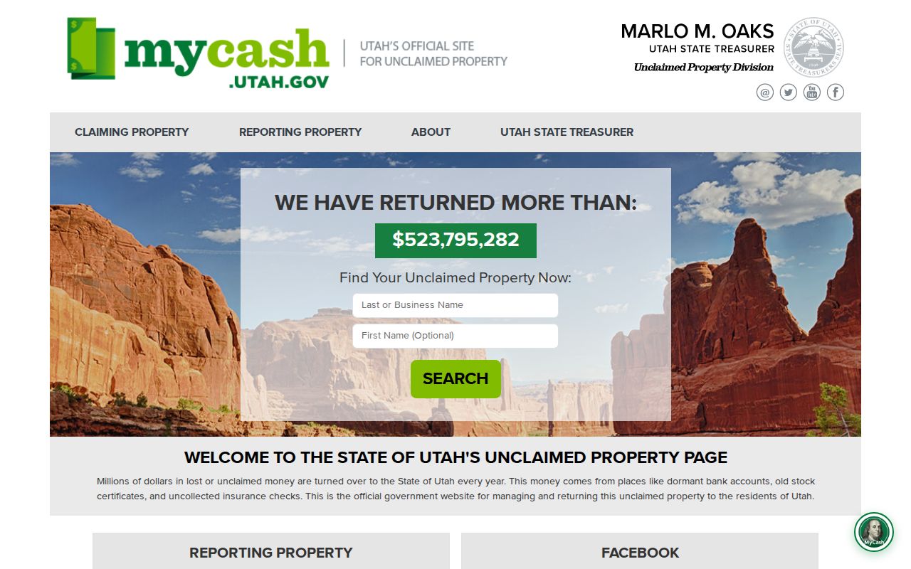 Kearns people search in Utah unclaimed property records
